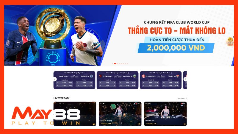 Nhà cái May88 ra mắt năm 2016 tại tại Ukraina